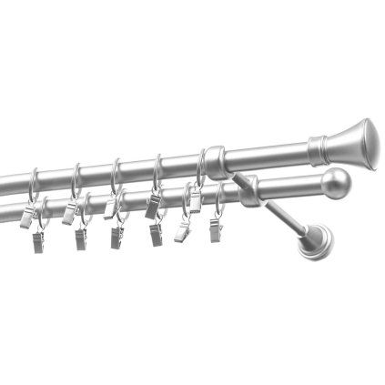 Kovová galvanizovaná tyč 200 cm nerezová oceľ, priemer 19 mm